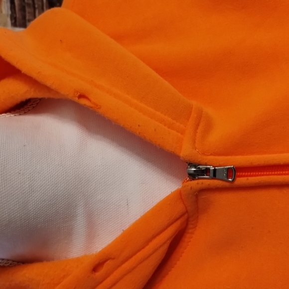 Orange hoodie. - Picture 3 of 10